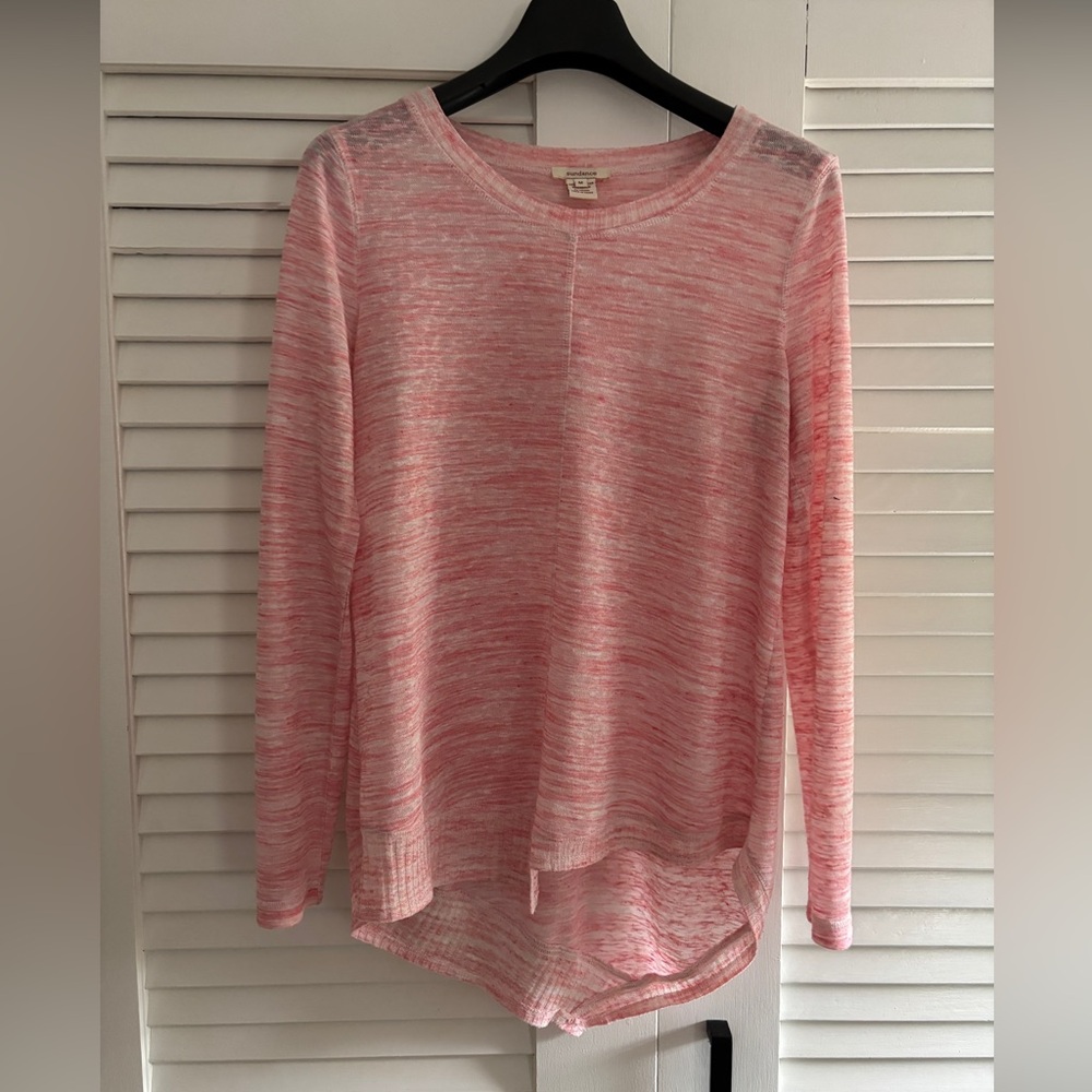 Sundance Pink Long Sleeve Sweater